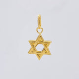 Dije Estrella De David 0.4 g / 3/4 in Oro Amarillo 18K
