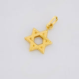 Dije Estrella De David 0.4 g / 3/4 in Oro Amarillo 18K