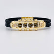 Beads Bracelet Fire 44.3g / 7 in / 9.9mm Yellow Gold 18K