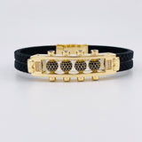 Beads Bracelet Fire 44.3g / 7 in / 9.9mm Yellow Gold 18K