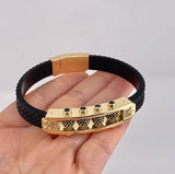Beads Bracelet Fire 44.3g / 7 in / 9.9mm Yellow Gold 18K