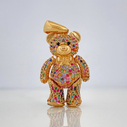 Dije Oso Articulado 10.55 g / 1 1/2 in Oro Amarillo 18K