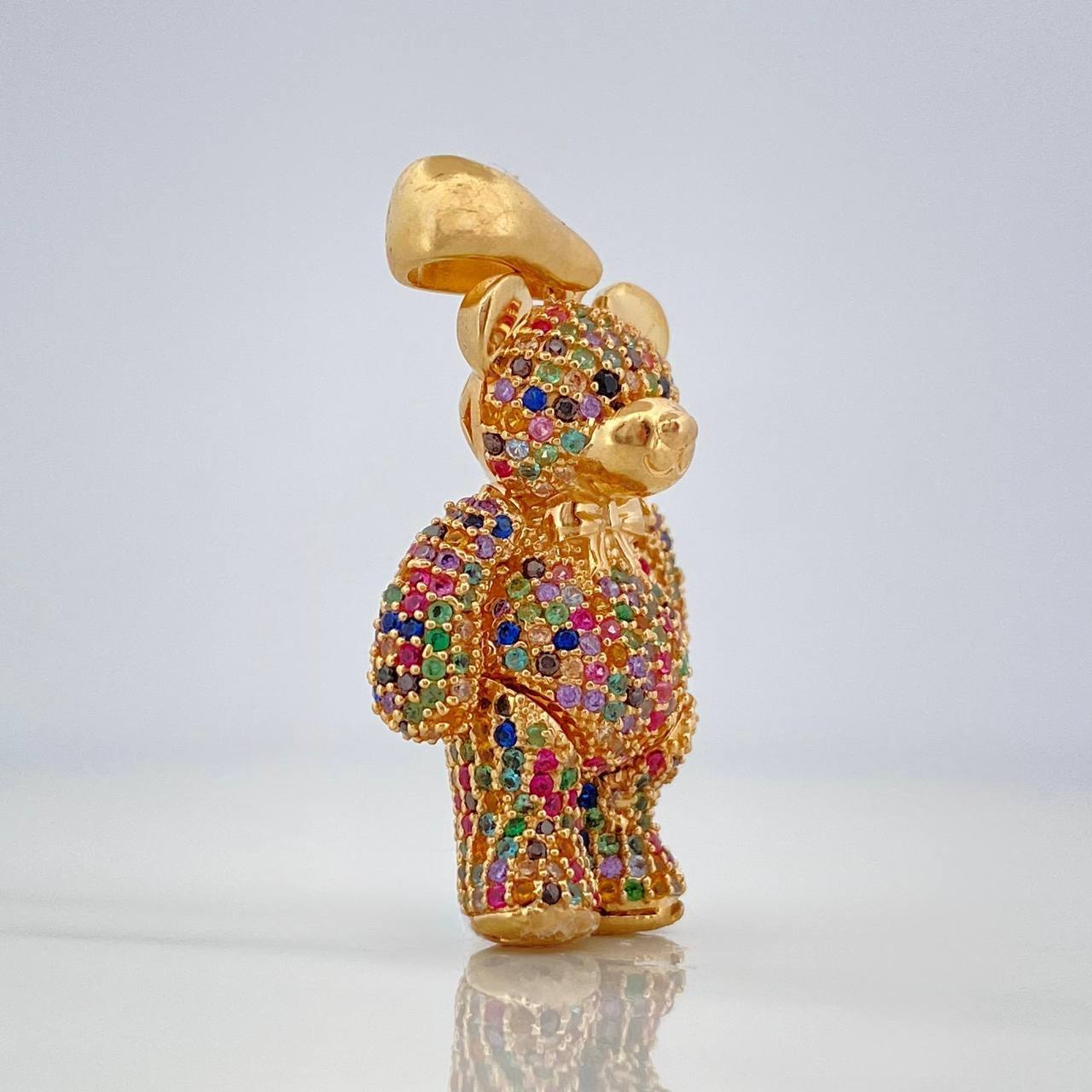 Dije Oso Articulado 10.55 g / 1 1/2 in Oro Amarillo 18K