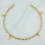 18K Yellow Gold Anklet Gc 6.75 g / 10 1/4 in / 5 mm