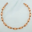 Rustic Link Bracelet 5.9gr / 8 in / Rose Gold 18K %