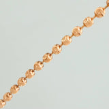 Cadena Militar Media Luna 9.25gr / 20 in / 2.3mm Oro Rosa Nac.Esp. 18K &