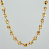 Rustic Chain Gc 13.15 g / 24 3/4 in / 4.4 mm 18K Yellow Gold