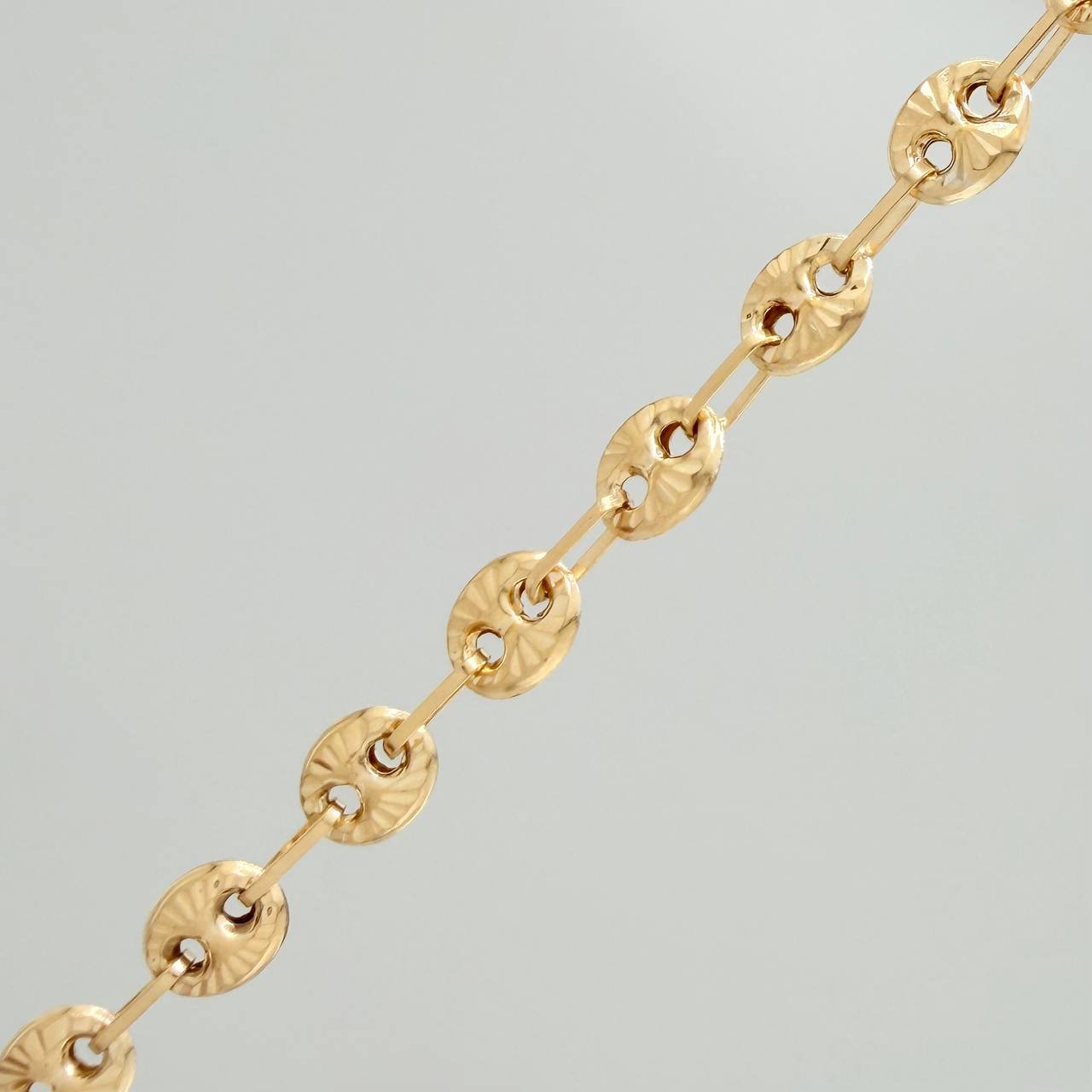 Rustic Chain Gc 13.25 g / 24 1/4 in / 4.8 mm Yellow Gold 18K