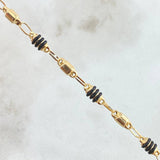 Pulso Rústico Cilindro 2.75gr / 7 1/2 in / 3.2mm Oro Amarillo 18K ©