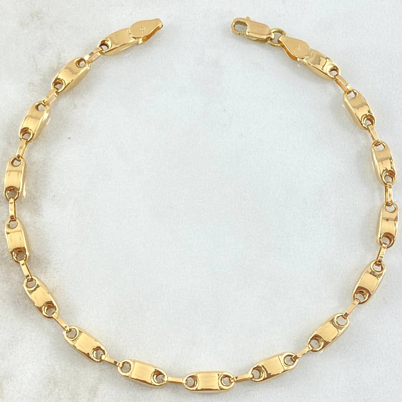 Rustic Bracelet Adije 4.6gr / 8.7in / 18K Yellow Gold Special Finish