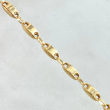 Rustic Bracelet Adije 4.6gr / 8.7in / 18K Yellow Gold Special Finish