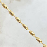 Rustic Cubic Bracelet 2.45gr / 7.7in / 18K Gold Yellow