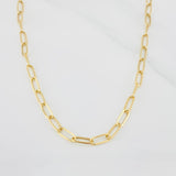 Paperclip Chain 4.1g / 18 in / 3.4mm Yellow Gold 18K