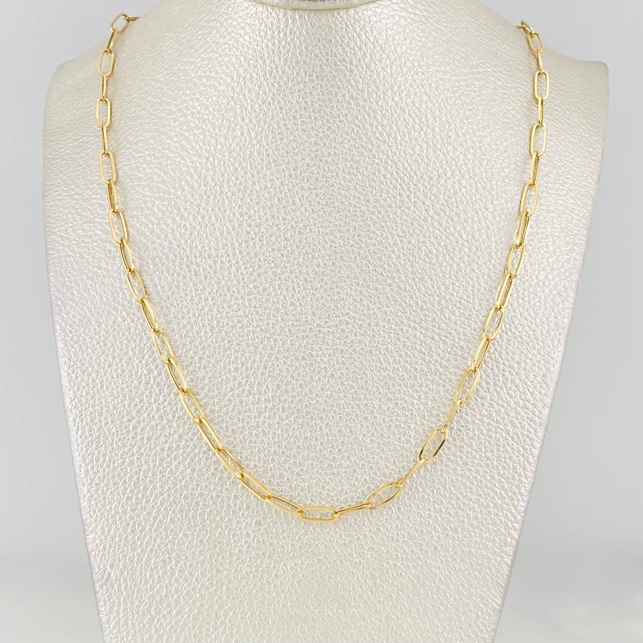 Paperclip Chain 4.1g / 18 in / 3.4mm Yellow Gold 18K