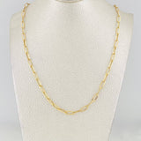 Paperclip Chain 4.1g / 18 in / 3.4mm Yellow Gold 18K