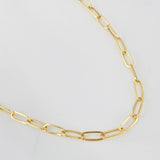Paperclip Chain 4.1g / 18 in / 3.4mm Yellow Gold 18K