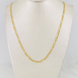 Figaro Chain 3.5g / 20 in / 3.41mm Yellow Gold 18K