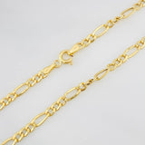 Figaro Chain 3.5g / 20 in / 3.41mm Yellow Gold 18K