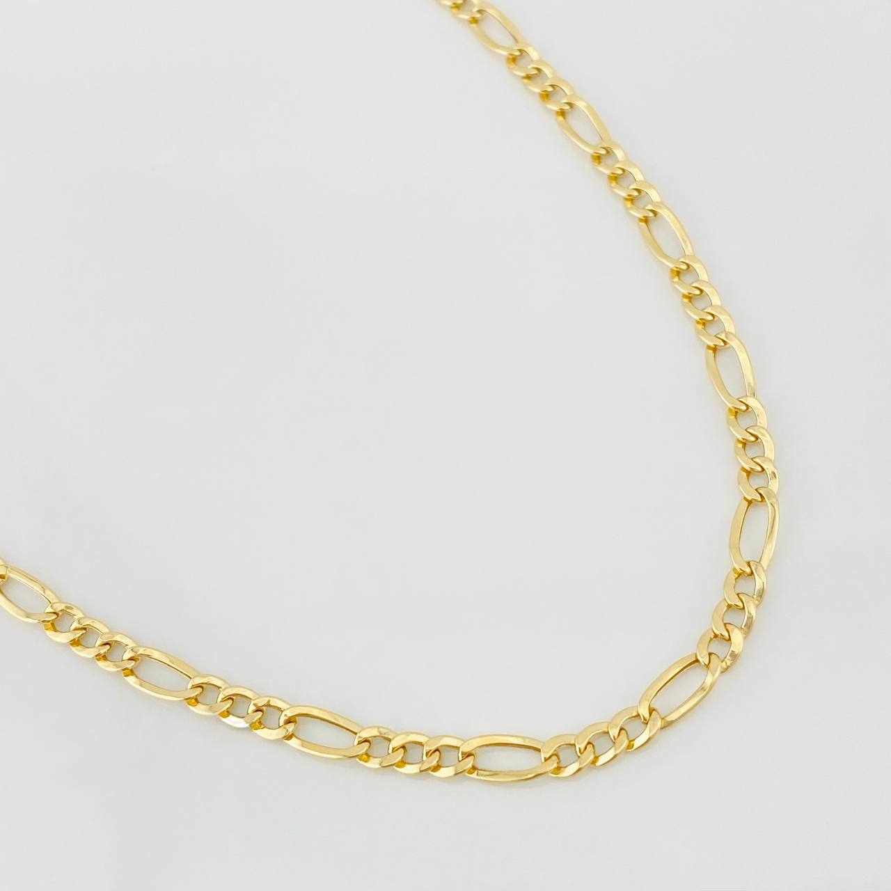 Figaro Chain 3.5g / 20 in / 3.41mm Yellow Gold 18K