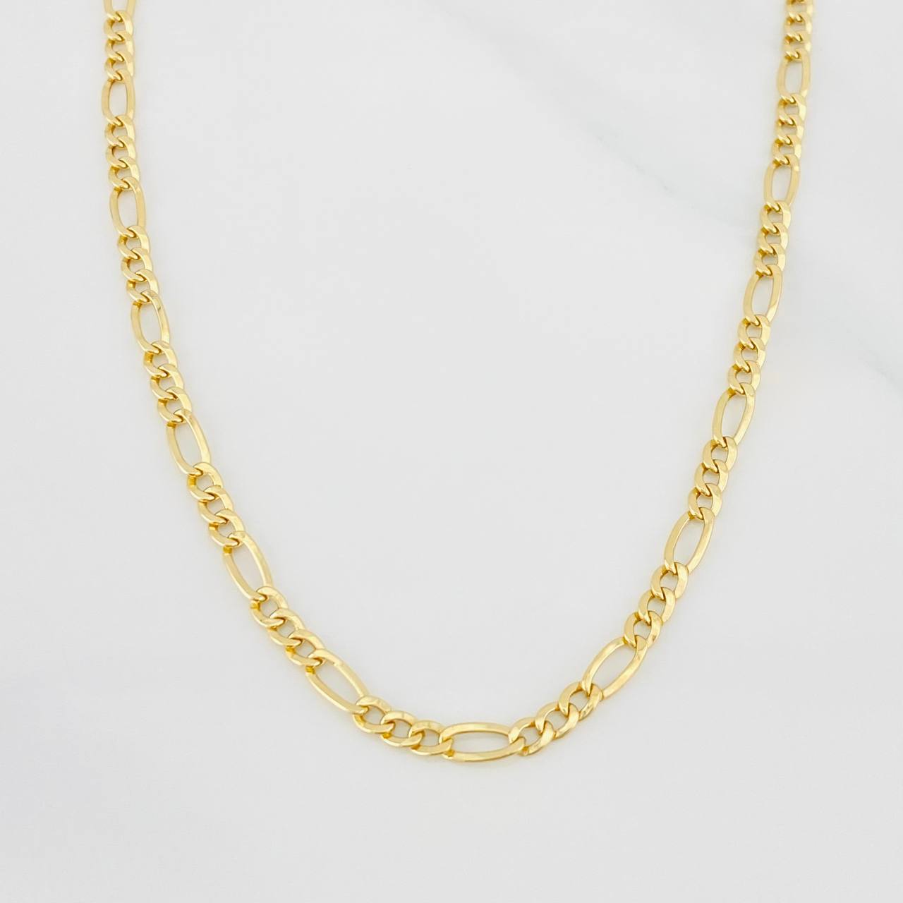 Figaro Chain 3.5g / 20 in / 3.41mm Yellow Gold 18K