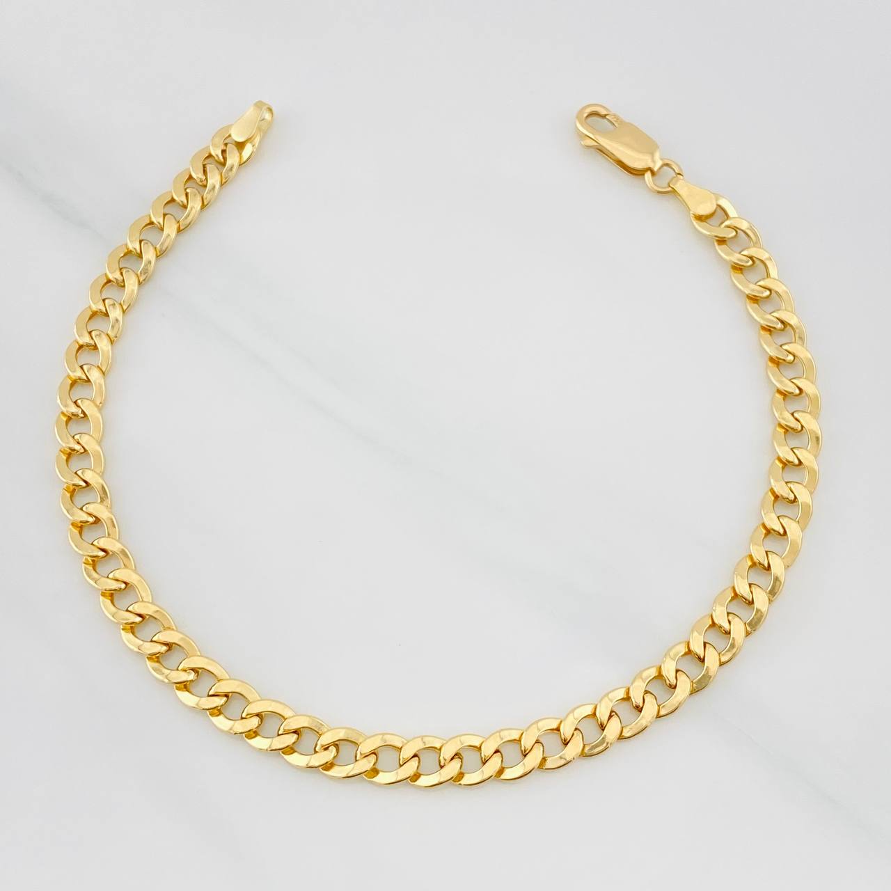Cuban Links Bracelet 3.95g / 8 in / 5.12mm Yellow Gold 18K