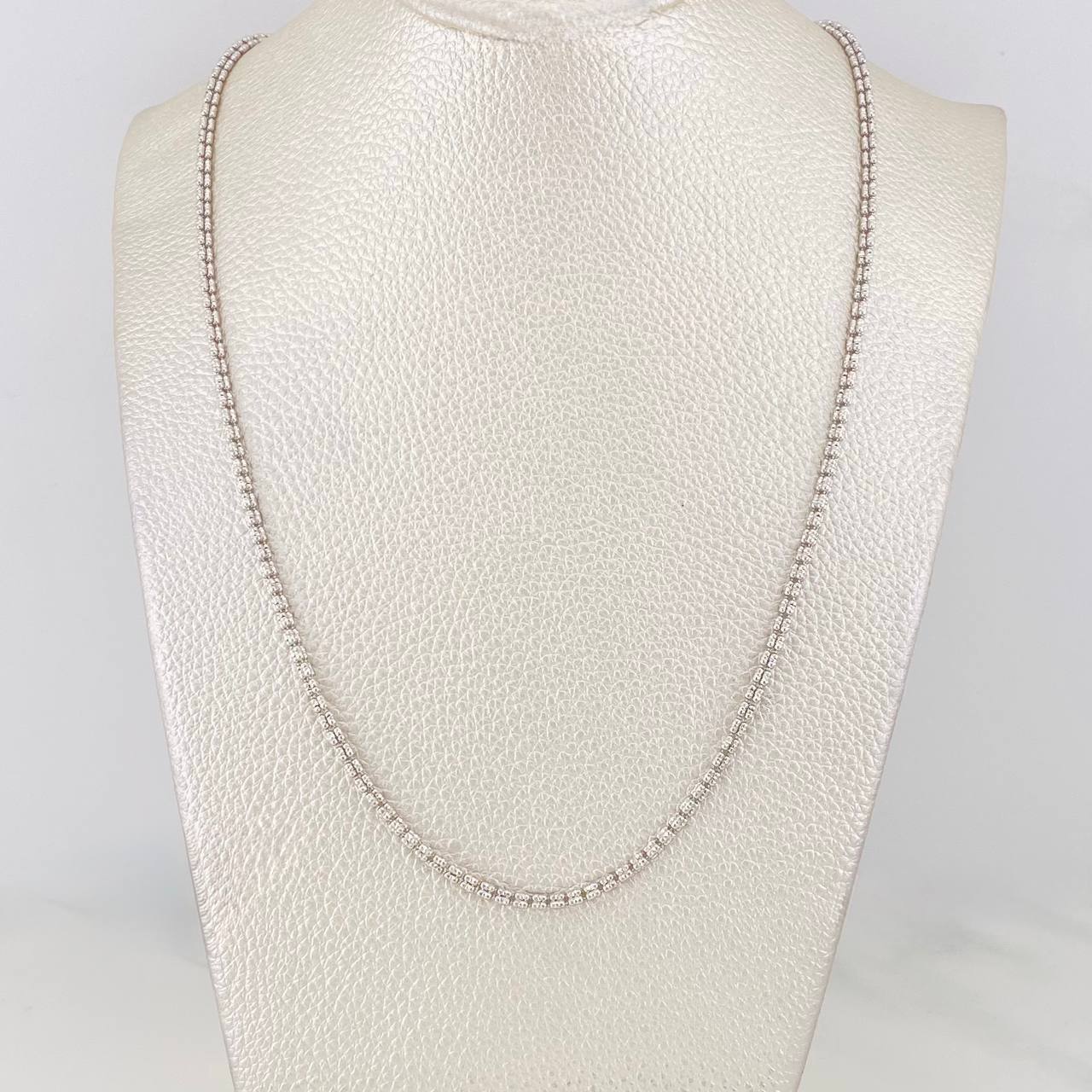 Ice Chain 12.25g / 24 in / 1.1mm 18K White Gold