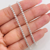 Ice Chain 15.9g / 24 in / 2.23mm 18K White Gold