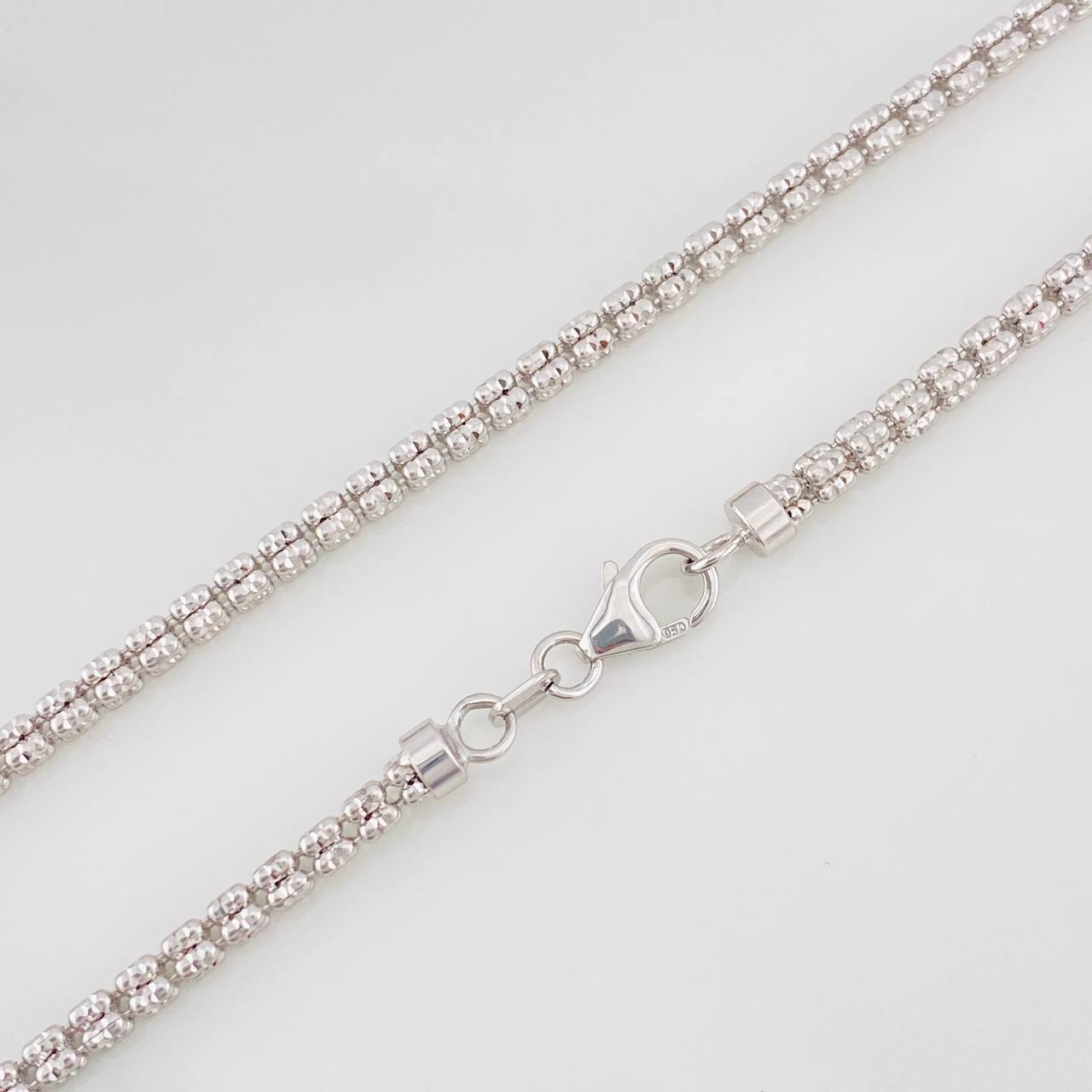 Ice Chain 15.9g / 24 in / 2.23mm 18K White Gold