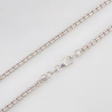 Ice Chain 15.9g / 24 in / 2.23mm 18K White Gold