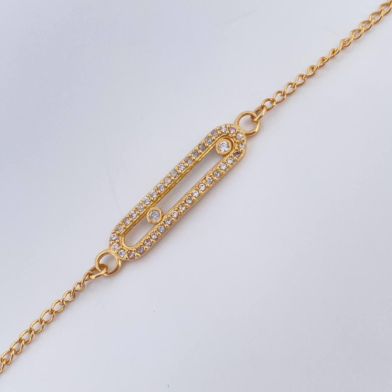 Pulso MSK Cubano 2.4gr / 7 1/4 in / 1.56mm Oro Amarillo +3 18K &