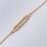 Pulso MSK Cubano 2.4gr / 7 1/4 in / 1.56mm Oro Amarillo +3 18K &