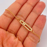 Pulso MSK Cubano 2.4gr / 7 1/4 in / 1.56mm Oro Amarillo +3 18K &