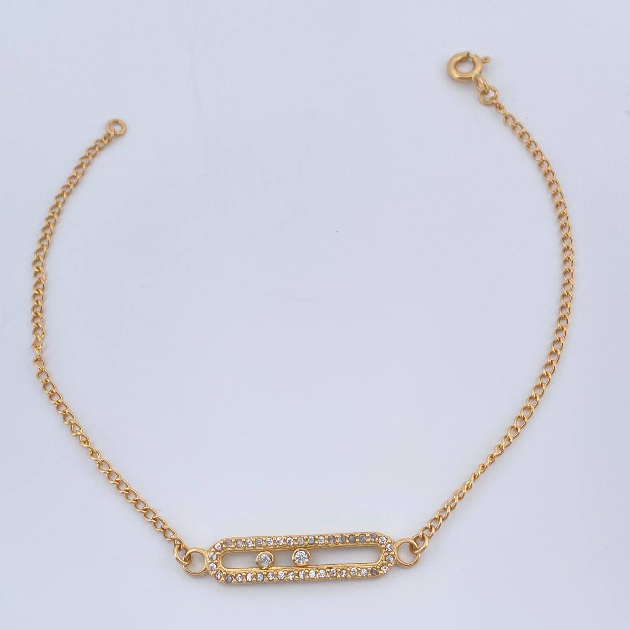 Pulso MSK Cubano 2.4gr / 7 1/4 in / 1.56mm Oro Amarillo +3 18K &