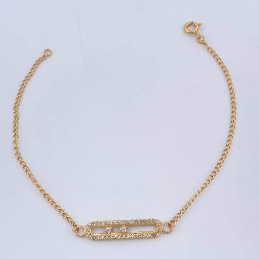 Pulso MSK Cubano 2.4gr / 7 1/4 in / 1.56mm Oro Amarillo +3 18K &