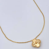 Cadena Aro Seguido Trebol 4.2gr / 19 3/4 in / 0.8mm Oro Amarillo 18K %