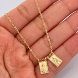 Cadena Aro Seguido Escapulario 4.15gr / 18 1/4 in / 1.2mm Oro Amarillo 18K &