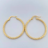 Candongas Megan 1.95gr / 1 1/4 in / Oro Amarillo 18K &