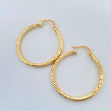 Candongas Megan 2.3gr / 1 1/4 in / Oro Amarillo 18K &