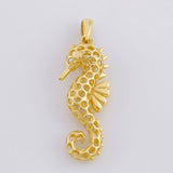 Dije Caballo de Mar 2.1g / 1 1/4 in Oro Amarillo 18K