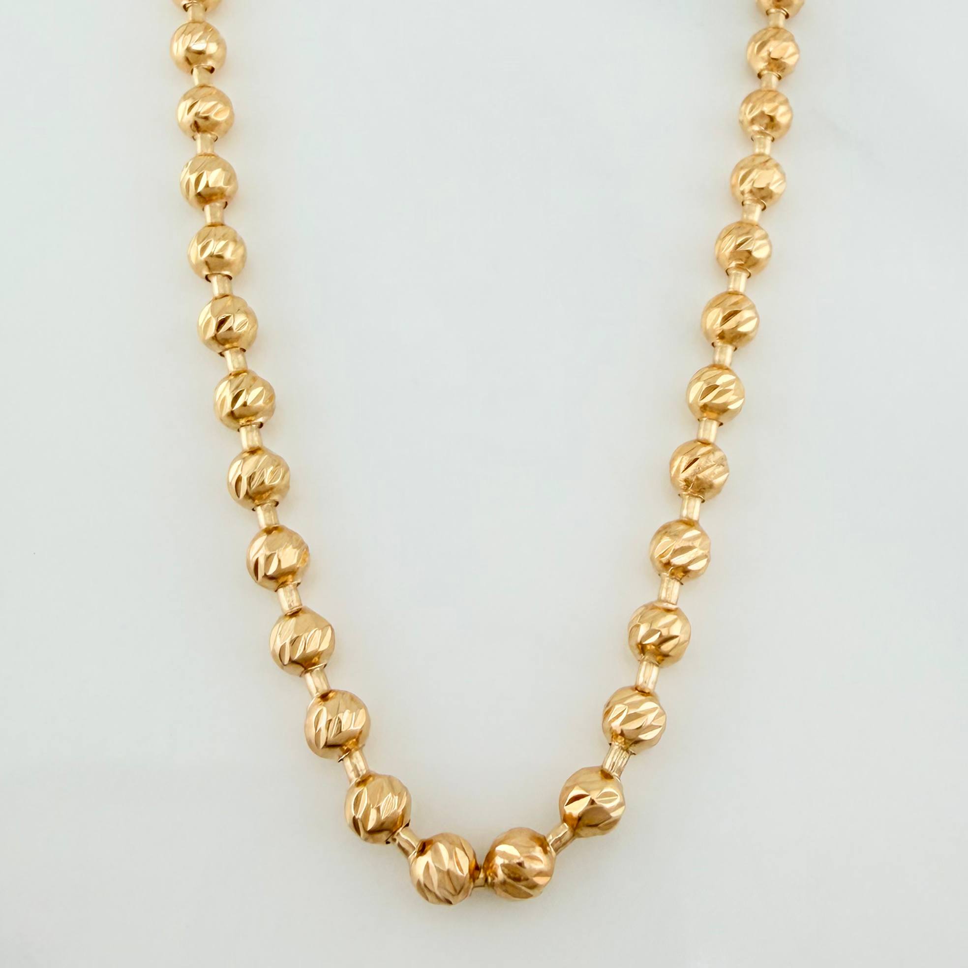 Cadena Militar 19.4g / 26 in / 3.19mm Oro Amarillo 18K