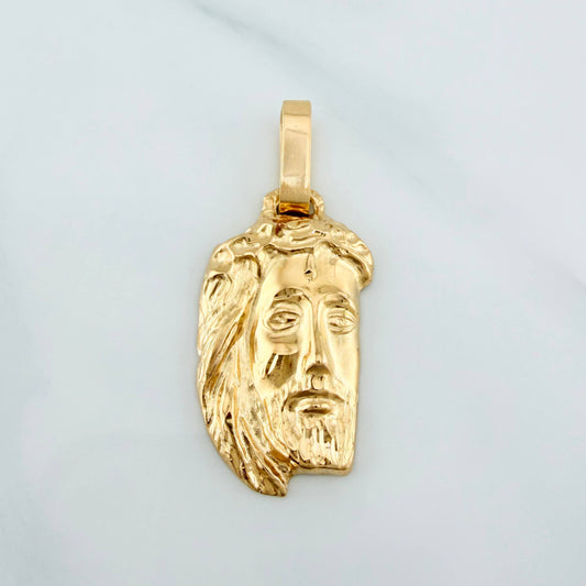 Dije Rostro Cristo 6.2 g / 2 in Oro Amarillo 18K