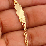 Pulso Bebé Placa Angelito Gc 1.75gr / 6 in / 3.44mm Oro Amarillo 18K %