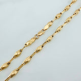 Cadena Rustica Eslabon 11gr / 24 1/2 in / 4.4mm Oro Amarillo 18K %