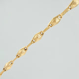 Cadena Rustica Eslabon 11gr / 24 1/2 in / 4.4mm Oro Amarillo 18K %