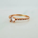 Anillo Solitario Churumbela 1.8gr / T5 3/4 / Oro Rosa 18K %