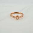 Solitaire Churumbela Ring 1.85gr / T6 1/2 / Rose Gold 18K %
