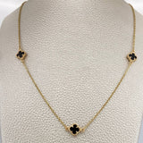 Cadena Trebol Aro Seguido 4.5gr / 18 in / 1.4mm Oro Amarillo Nac.Esp. 18K %