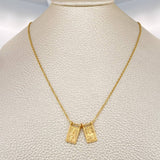 Cadena Aro seguido escapulario 4.05gr / 18 in / 1.4mm Oro Amarillo 18K %