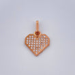 Dije Corazon 1.3gr / 3/4 in / Oro Rosa 18K %
