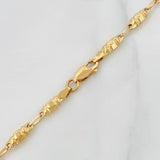 Cadena Rustica Barril 9.05g / 24 in / 3.59mm Oro Amarillo 18K